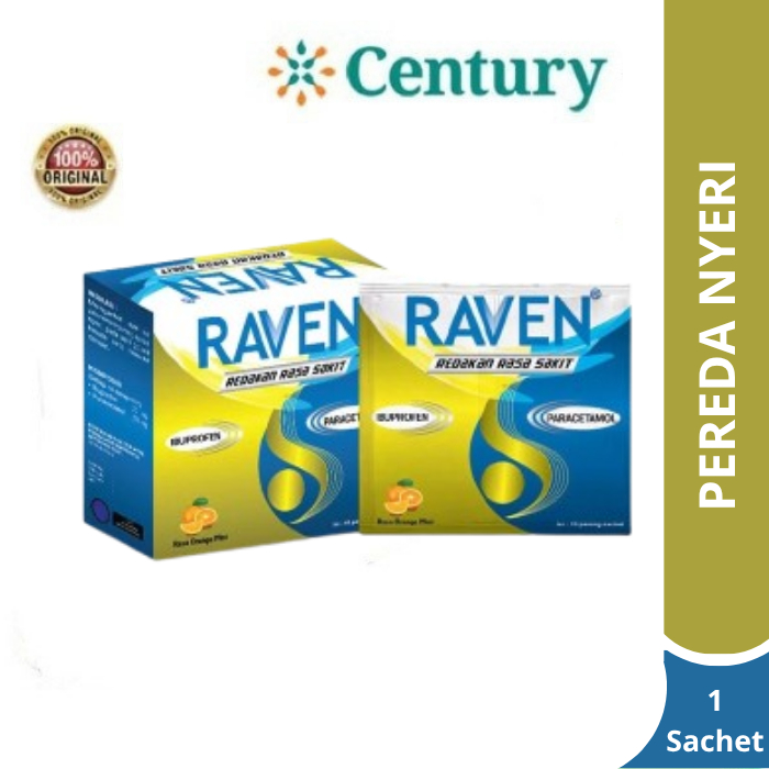 RAVEN IBUPROFEN PARACETAMOL 1 SACHET