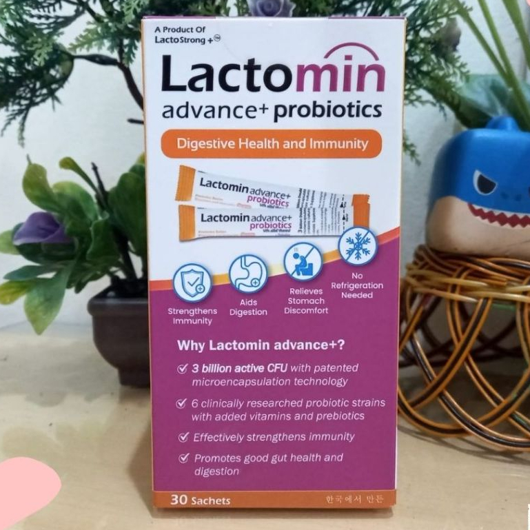 LACTOMIN Probiotics Advance+ Probiotics (30 sachets)/probiotics untuk dewasa dan anak