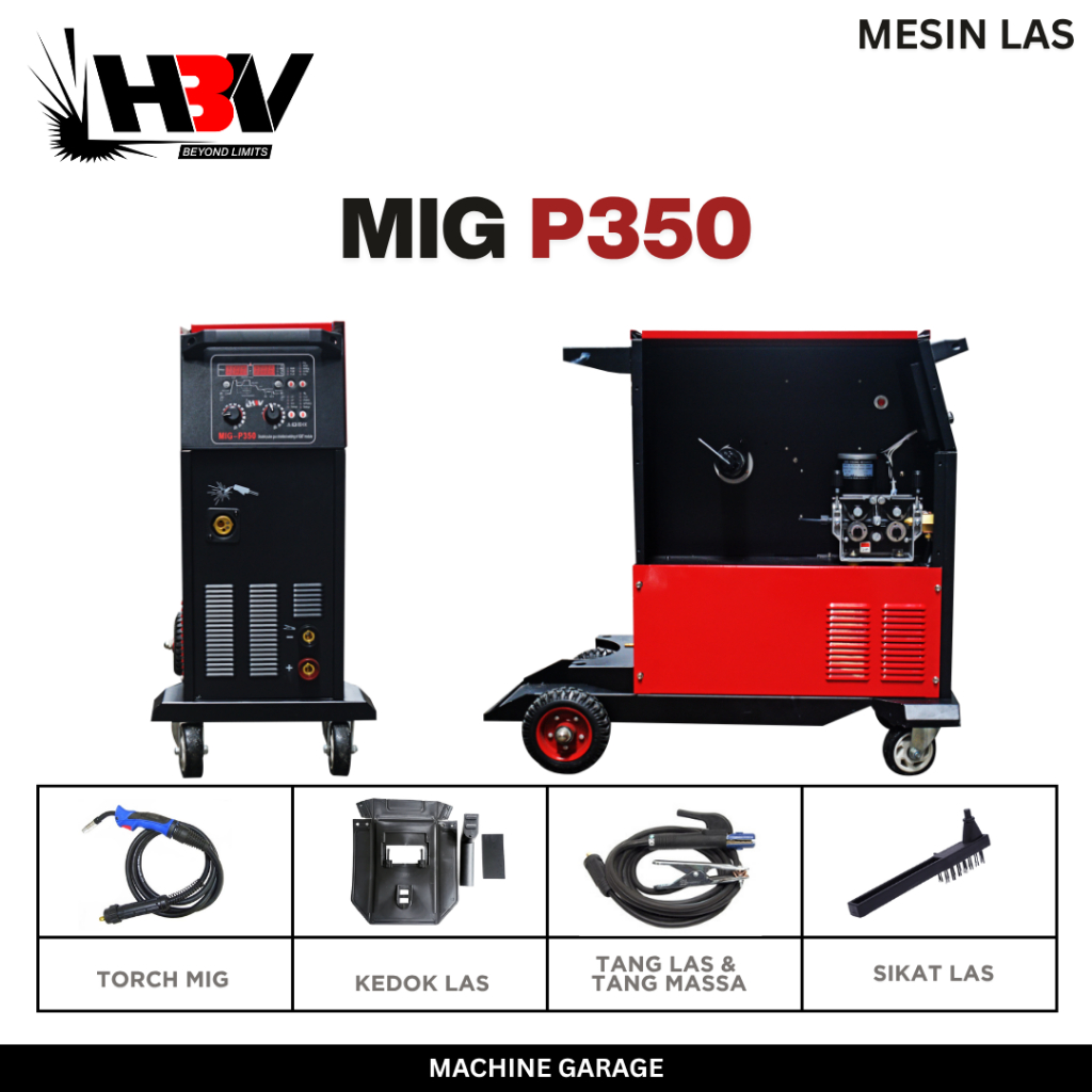 Mesin Las MIG P350 HBV welding machine MIG