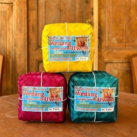Wedang Uwuh Sekar Premium Besek 5 Sachet Rempah || Wedang Uwuh Sekar Premium Rempah Gula Batu