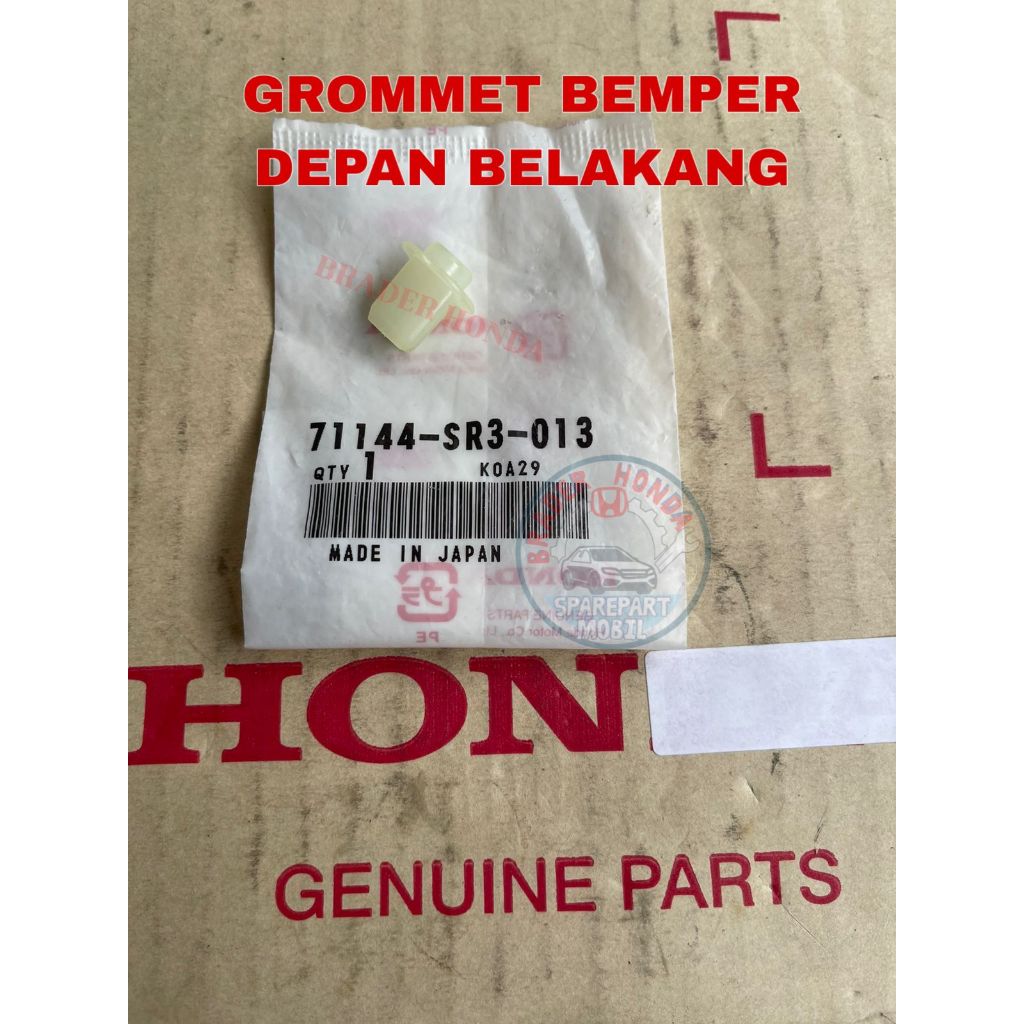 CLIP GROMMET BUMPER BAUT BEMPER DEPAN BELAKANG CITY PESONA ACCORD S84 VTI VTIL S86 CIVIC ESTILO GENI