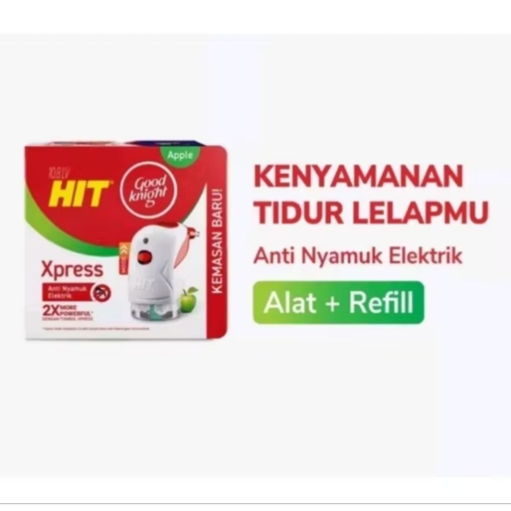Hit obat nyamuk elektrik good knight Xpress alat dan refil