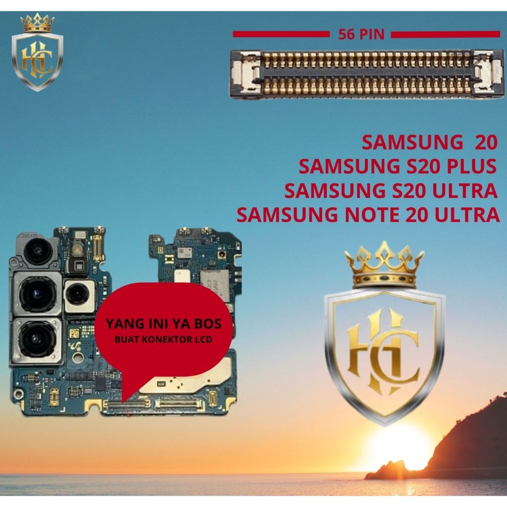 KONEKTOR LCD SAMSUNG S20/S20 PLUS/S20 ULTRA/NOTE 20 ULTRA 56 PIN ORIGINAL