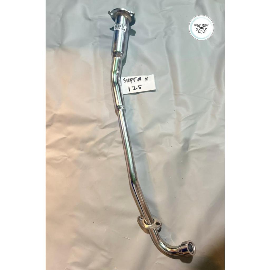 Leher Knalpot Sambungan Kenalpot Supra X 125 Batman PNP Stainles Bahan Besi Chrome Diameter Standar 
