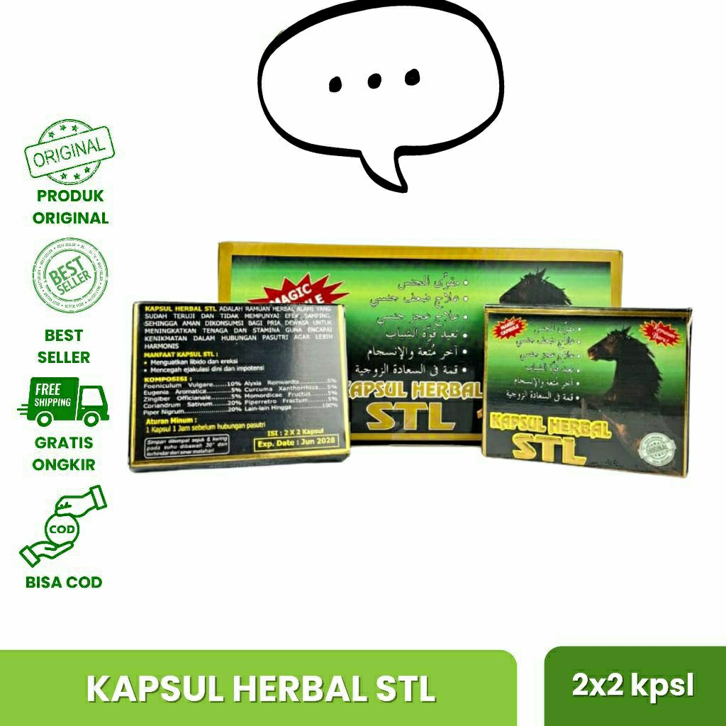 STL / Super Top Libido / Kapsul Libido / 1 kotak isi 4 kapsul