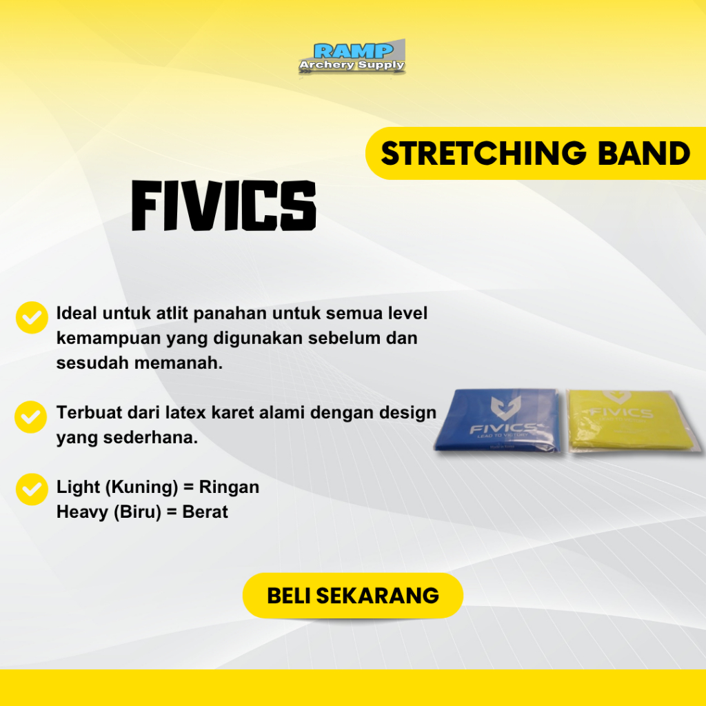 Obral Stretch Band Fivics alat pemanasan panahan terbaik