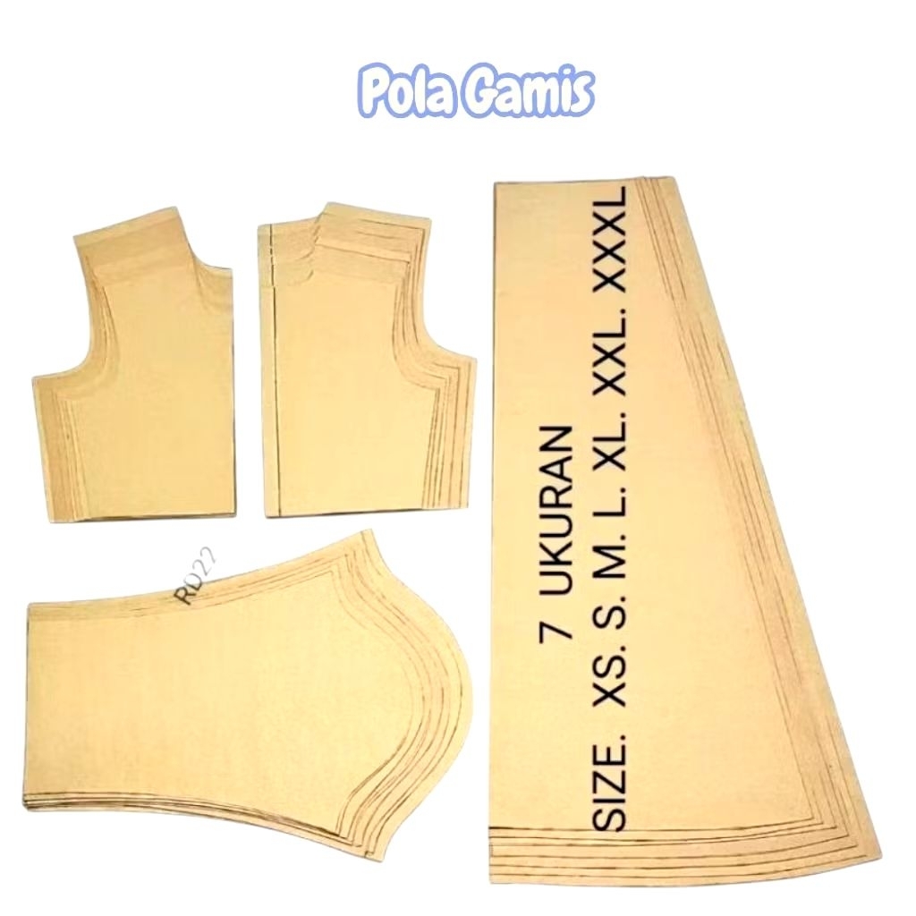 pola Gamis Dewasa A-Line Mayung-Pola Instan Gamis A Line Dewasa | Aneka Pola