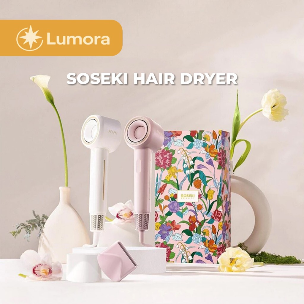 SOSEKI Hair Dryer Low Watt 520W / Pengeringan Cepat  Hair dryer / 5 Miliar ion Negatif hedrayer