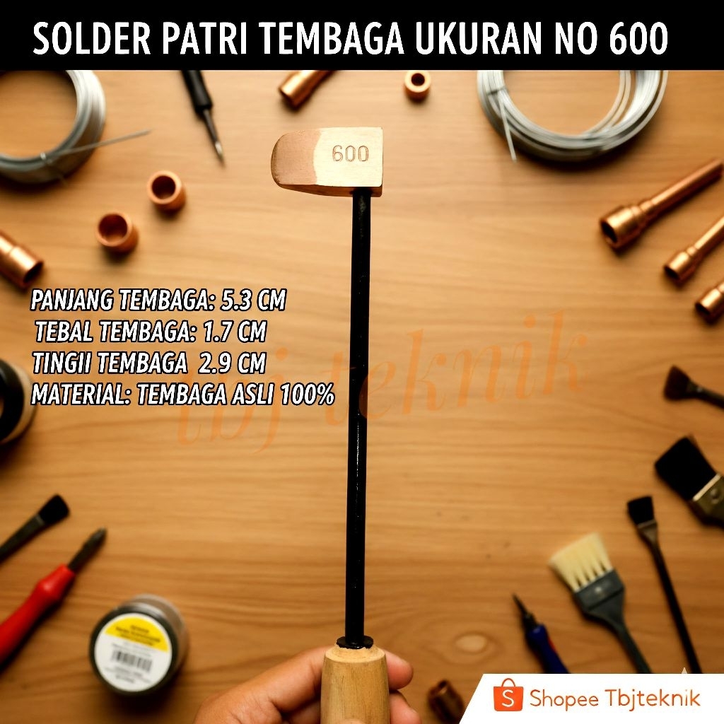 solder patri bakar tembaga no. 600