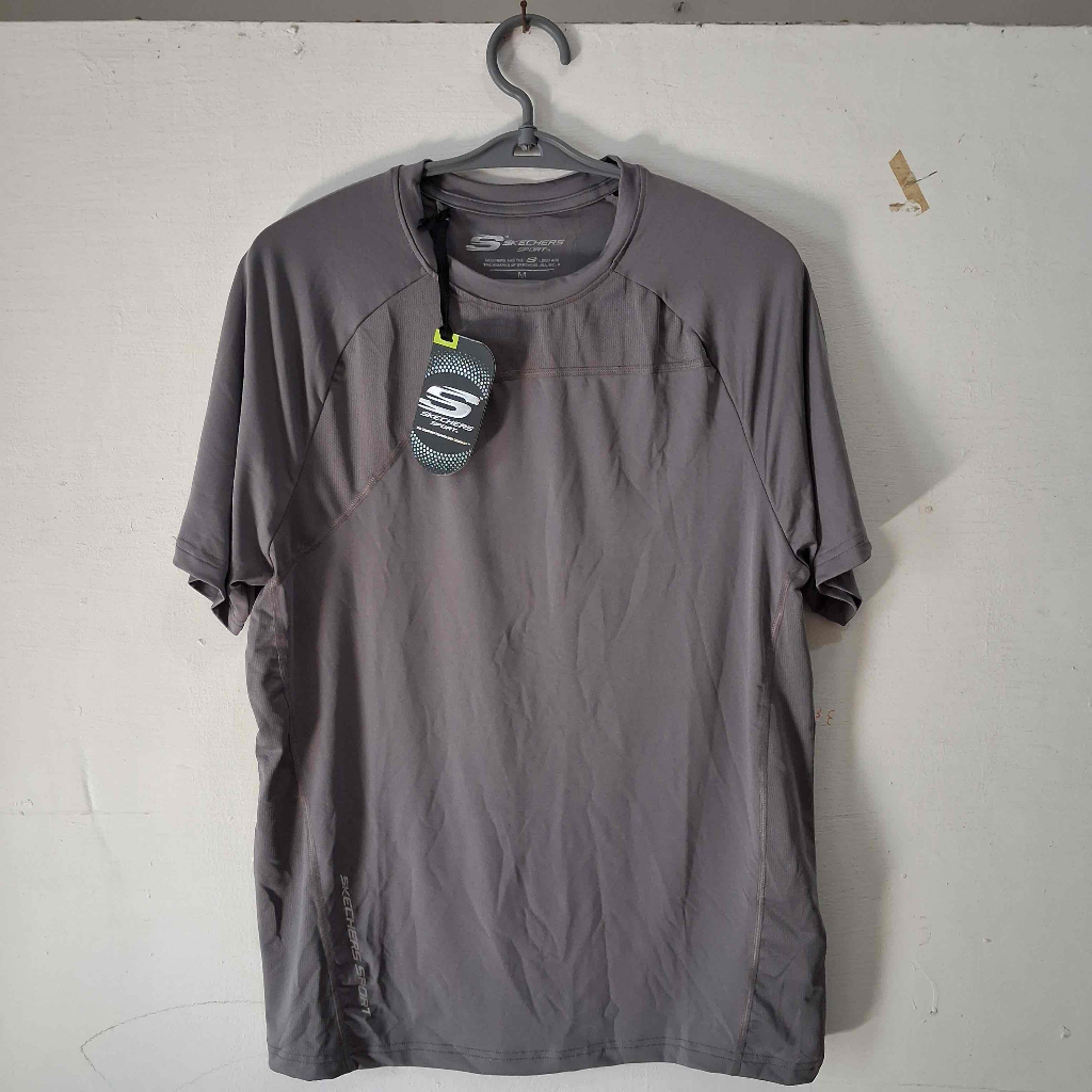 Skechers Women Sports T-Shirt Grey Original XL