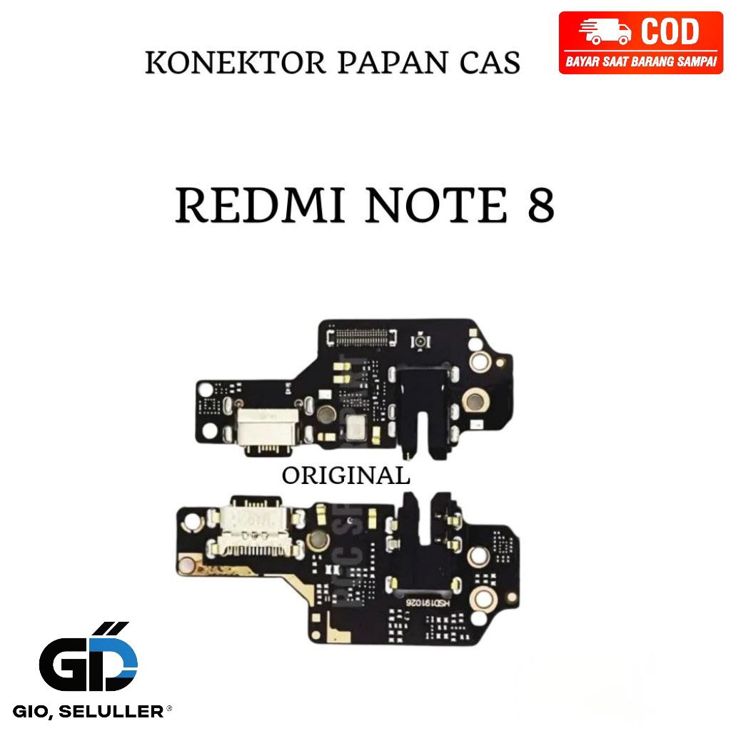 FLEKSIBEL CHARGER CAS PAPAN CAS KONEKTOR HP XIOMI REDMI NOTE 8 ) + IC ORIGINAL
