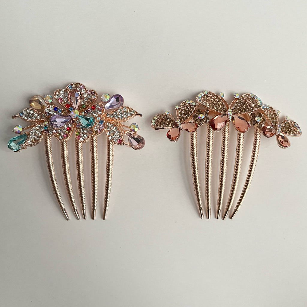 SIRKAM RAMBUT TUSUK KONDE SIRKAM KOREA KRYSTAL MUTIARA MEWAH