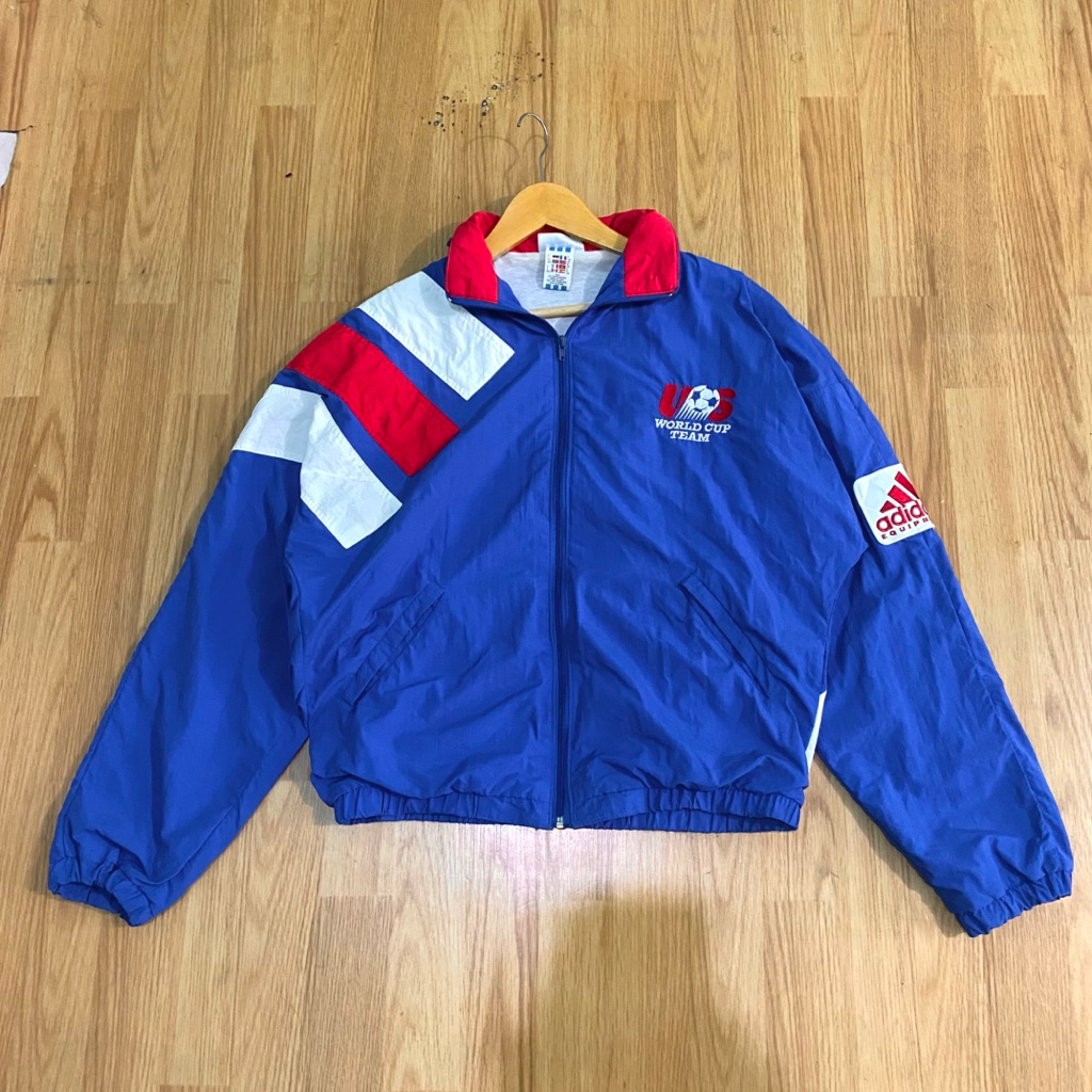 Vintage 90's Adidas Equipment USA Team World Cup Football Jacket