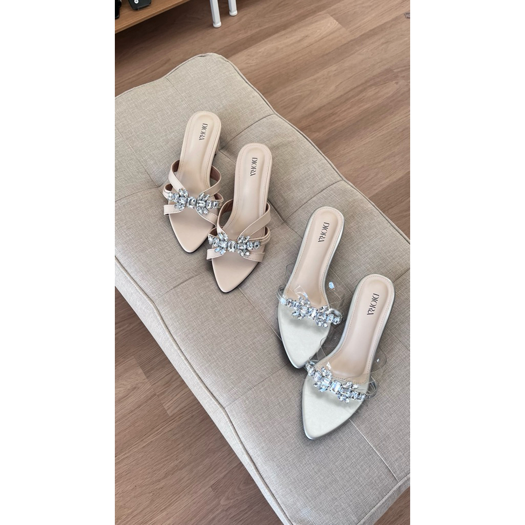 YURA SILVER | DIORA | Sandal Heels