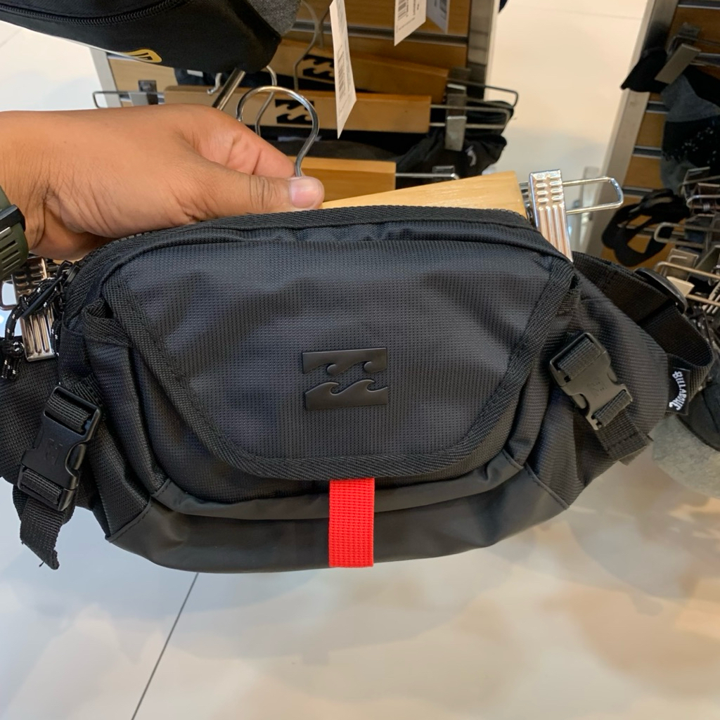 Tas Pinggang Pria Billabong Original Enlisted Waistpack Black New