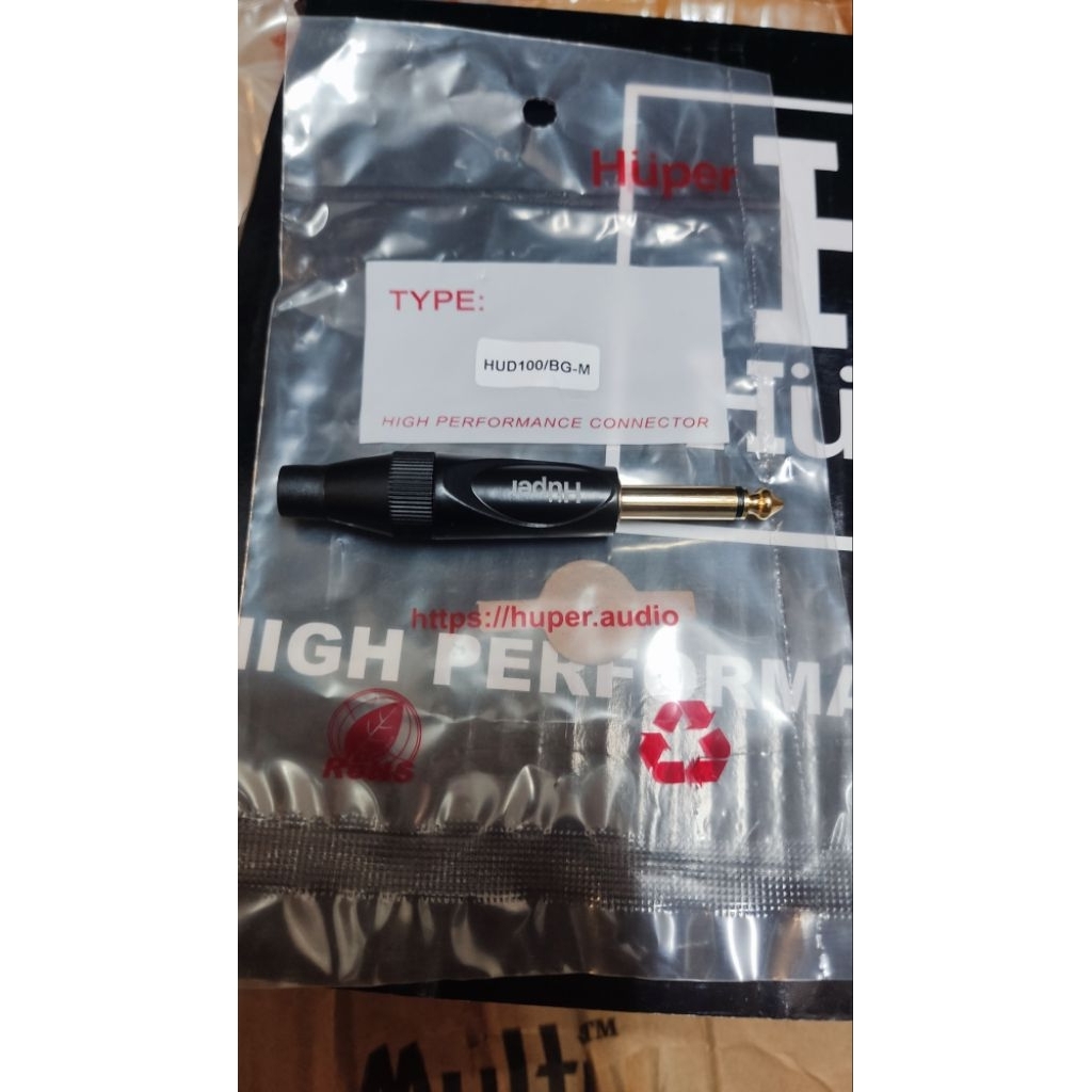 Jek Audio Jack Akai mono HUD 100/BG M original  ukuran 1/4 inch