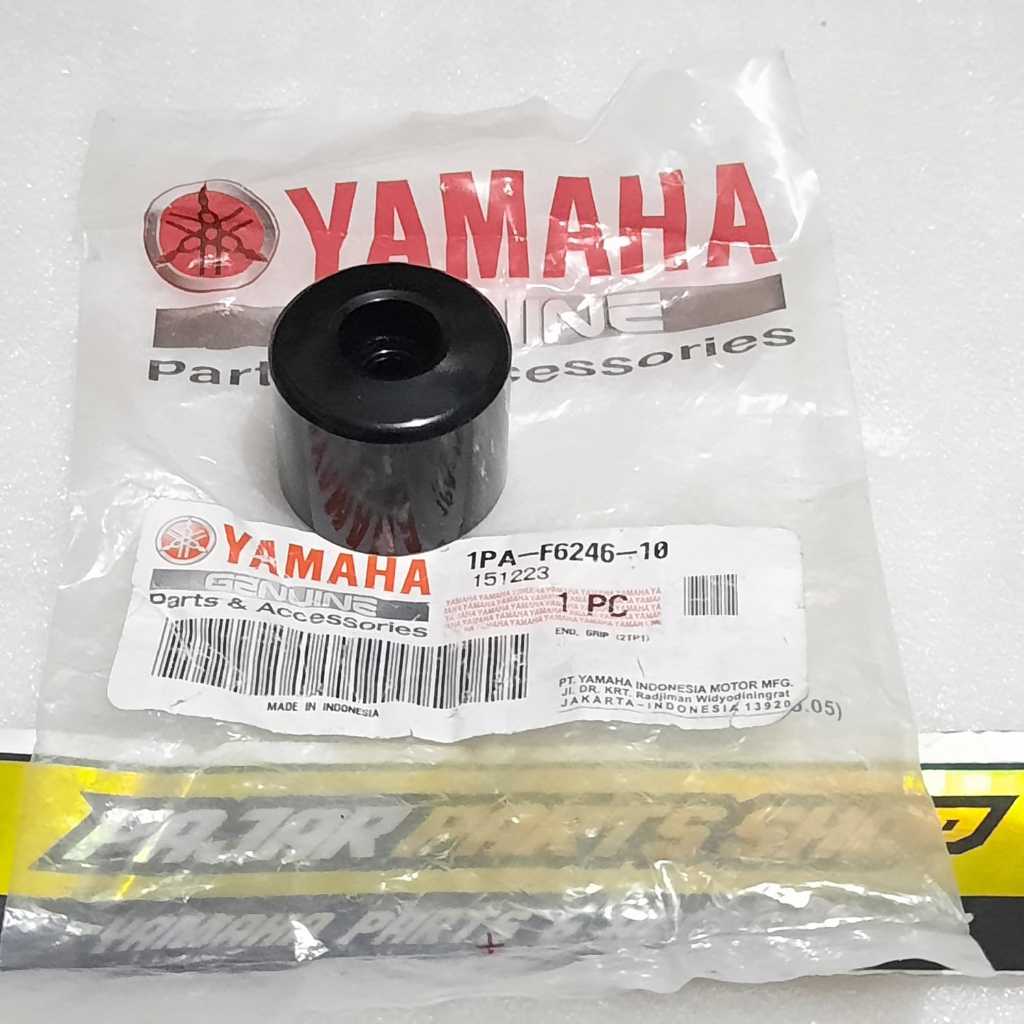 BANDUL JALU STANG STIR XMAX 250 VIXION NEW NVA NVL END GRIP ASLI ORI YAMAHA 1PA-F6246-10