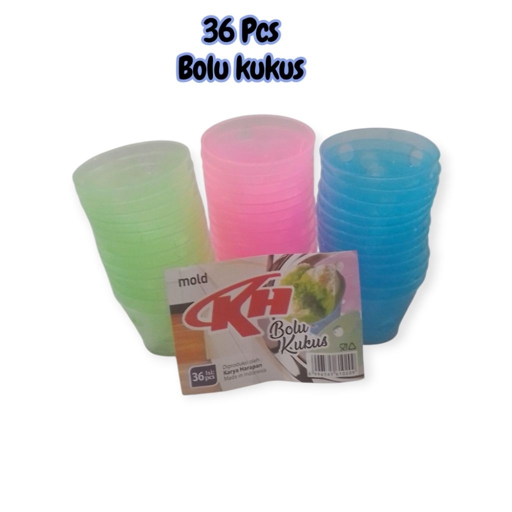 36 PCS Cetakan Kue Bolu Kukus / Cetakan Bolu Kukus Plastik