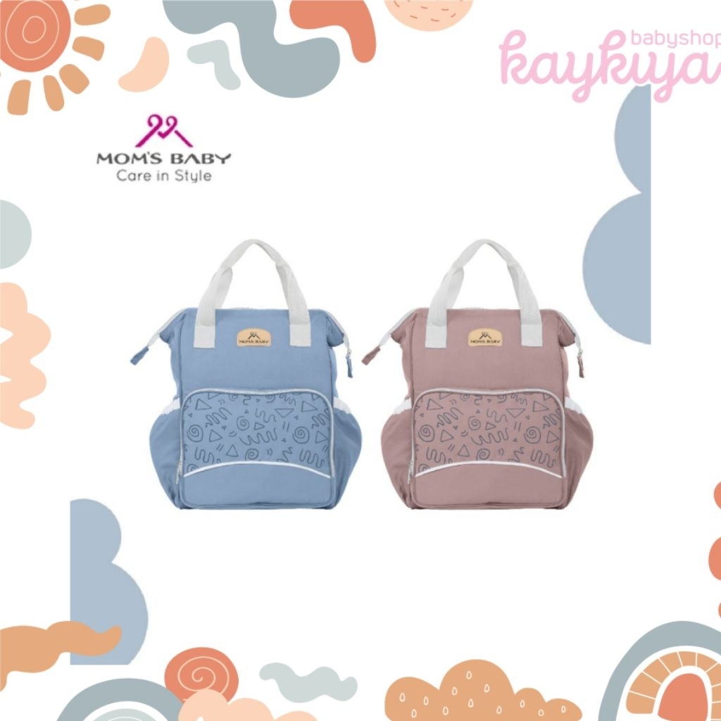 Moms Baby Tas Ransel Bayi / Tas Perlengkapan Bayi Ransel