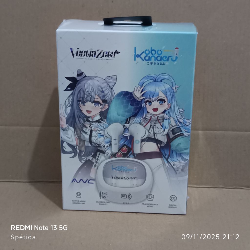 Fantech X Hololive Exclusive Collaboration TWS Groove ANC FT20 KOBO Kanaeru - TWS FANTECH Groove ANC