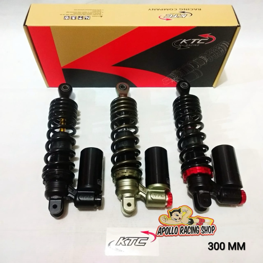 SHOCK KTC APEX TABUNG BAWAH 300MM MIO SPORTY MIO SMILE MIO SOUL MIO J M3 SOUL GT XEON