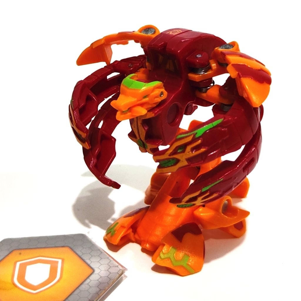 Figur Bakugan Pyrus Hydranoid Rare Bonus Baku Core – Mini Figure Original Color 5.3 cm Like New