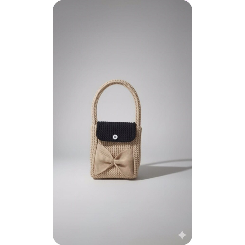 Tas Rajut Hp Stylish Mini Wanita || Tas Rajut Mini 6,8 Inch Terbaru || Tas Rajut Lucu