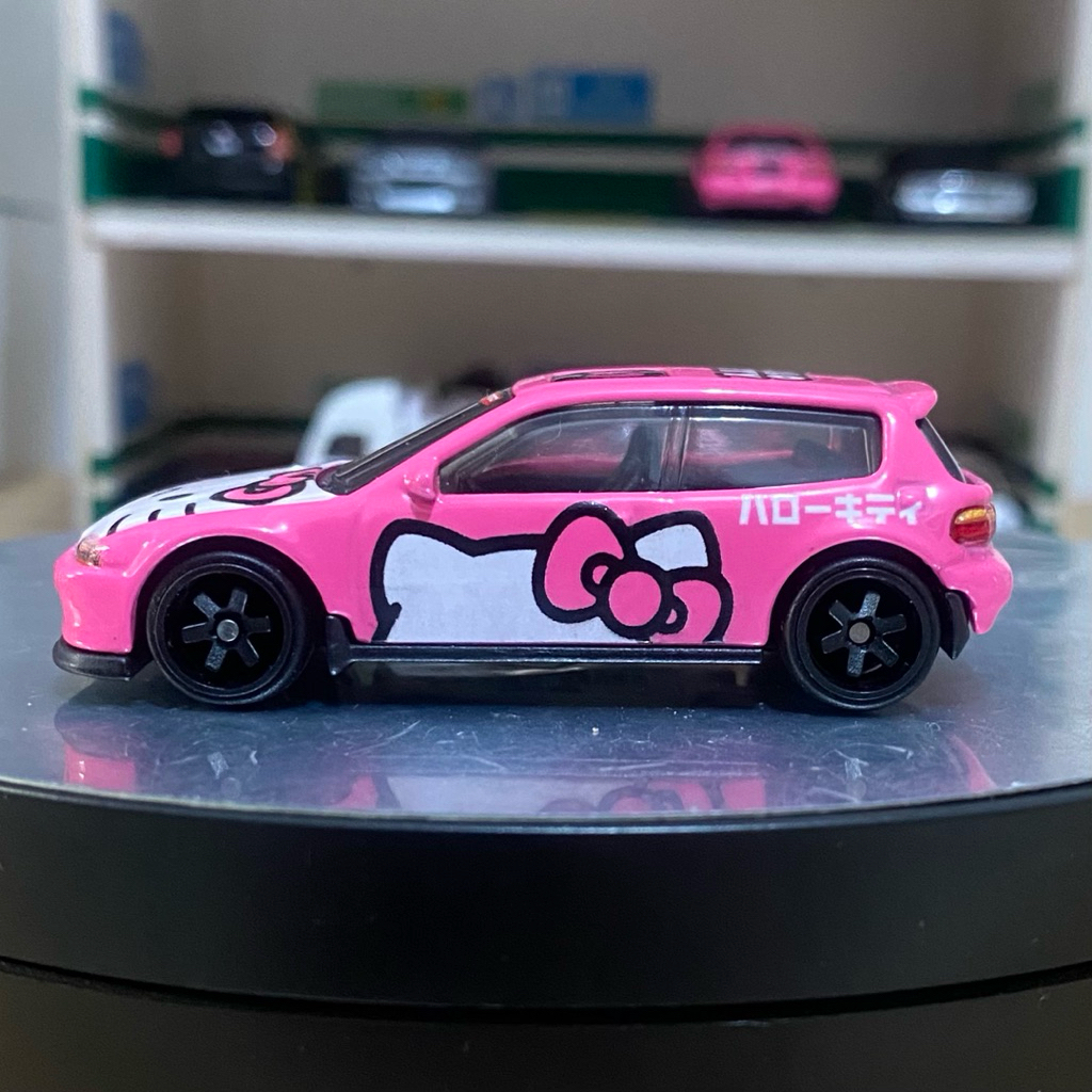 Hotwheels Honda Civic Eg Hello Kitty Loose With Penambahan Tampo