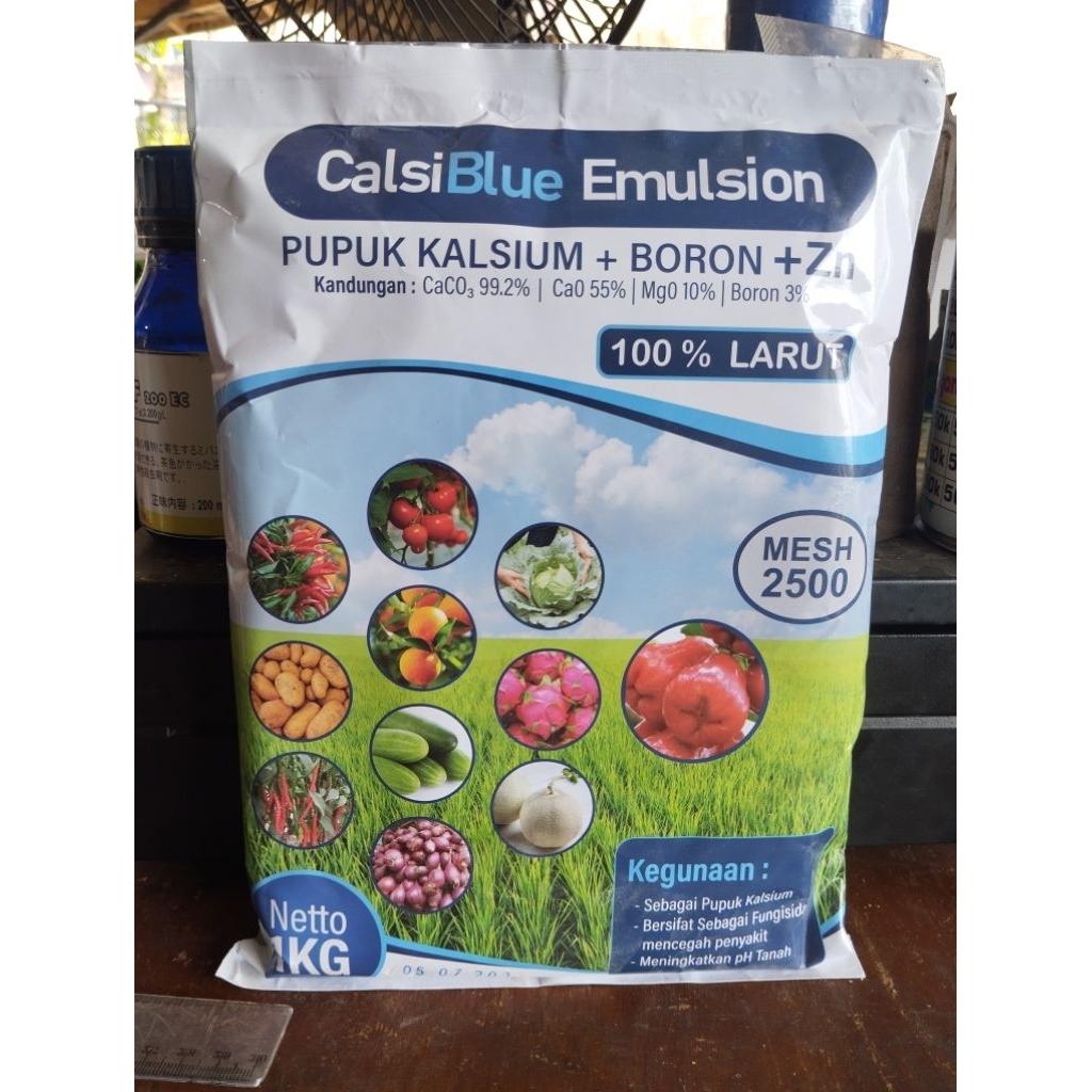 Pupuk kalsium biru Calsiblue emulsion 1kg