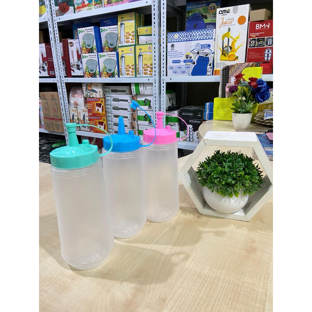 Botol Saus Plastik / Botol Kecap Saos 500 ML