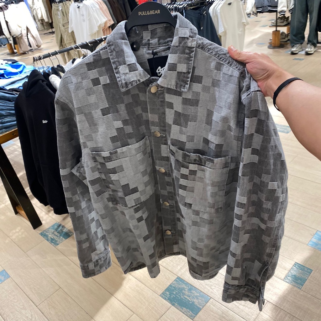 Jastipp. Kemeja Denim Outwear Pull&Bear (Man)