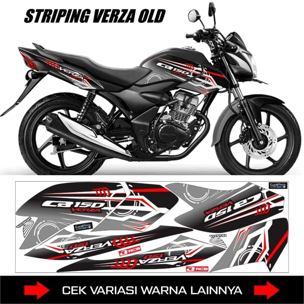 Stiker Decal Striping Honda Verza 150 lama 2013-2017 Variasi