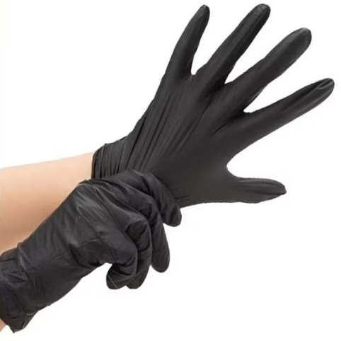 Sarung Tangan Karet Yutaka Non Medis Warna Hitam Powder isi 50 pcs/termurah sarung tangan latex Yuta