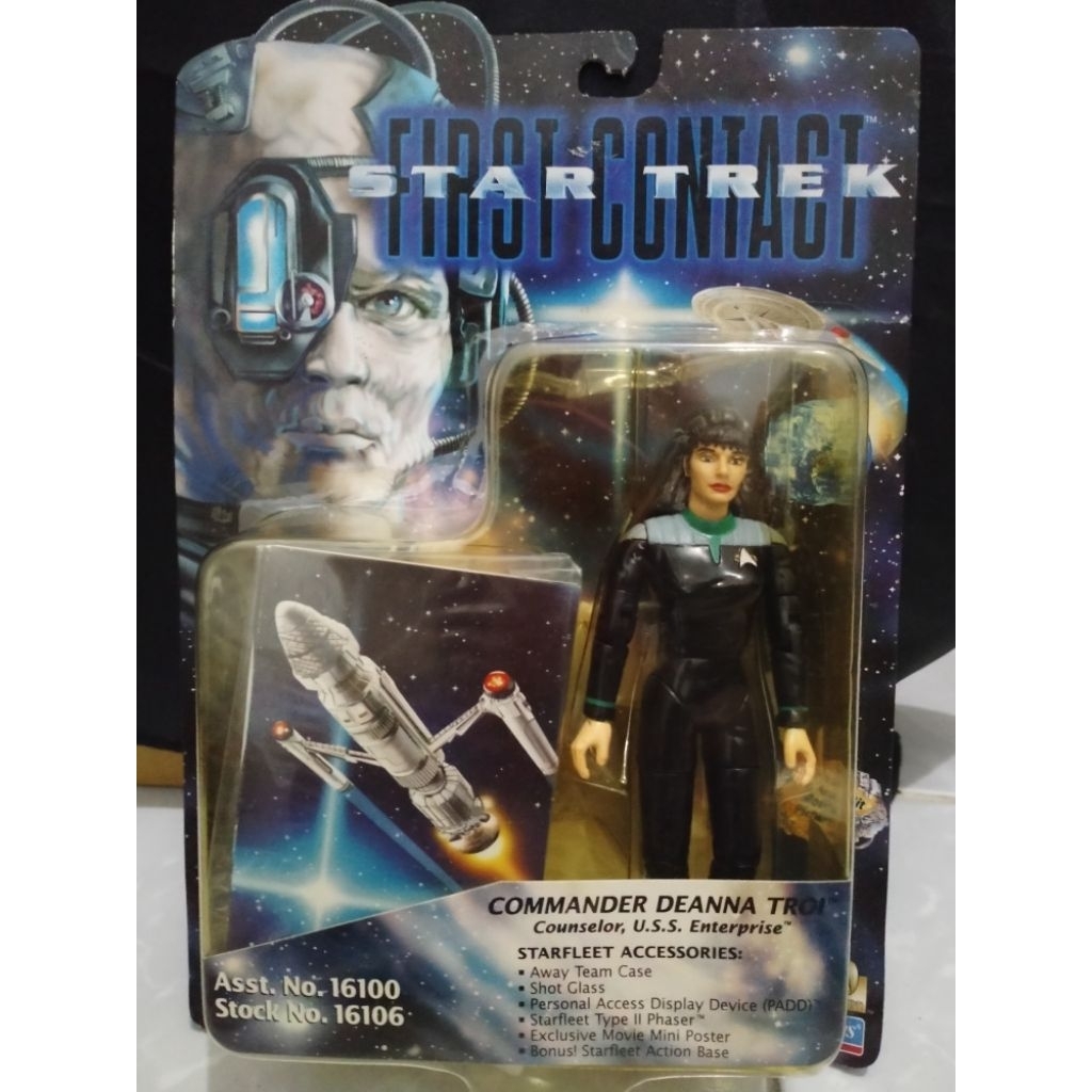 Playmates Star Trek First Contact "Commander Deanna Troi" Action Figure