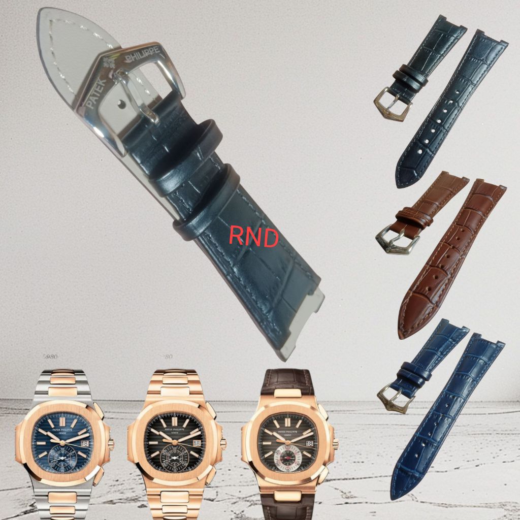 Strap Tali Jam Tangan PATEK PHILIPPE CUBITUS  Tali Jam Tangan Kulit For Patek Philippe