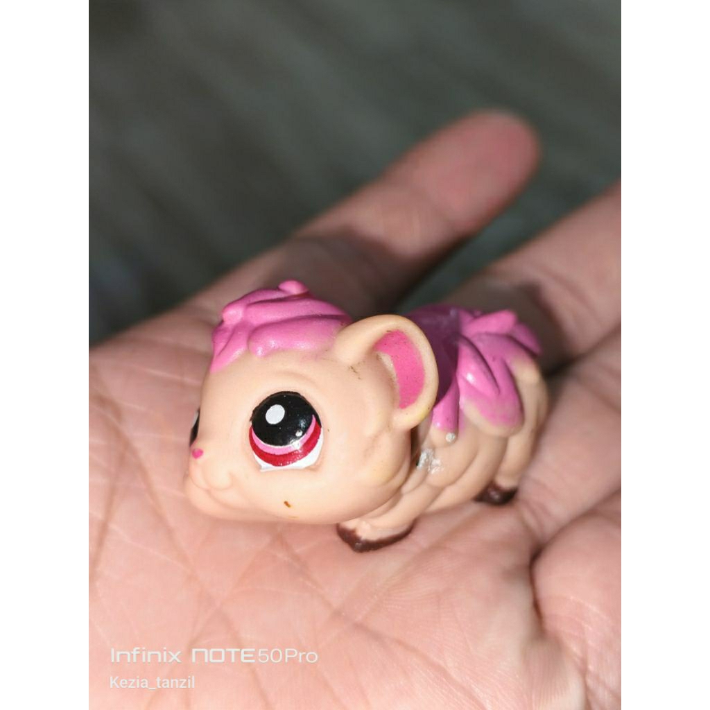 ACTION FIGURE FIGUR LPS LITTLE PET SHOP LITTLEST GUINEA PIG FARM LADANG MINIATUR DIORAMA HAMSTER HAM