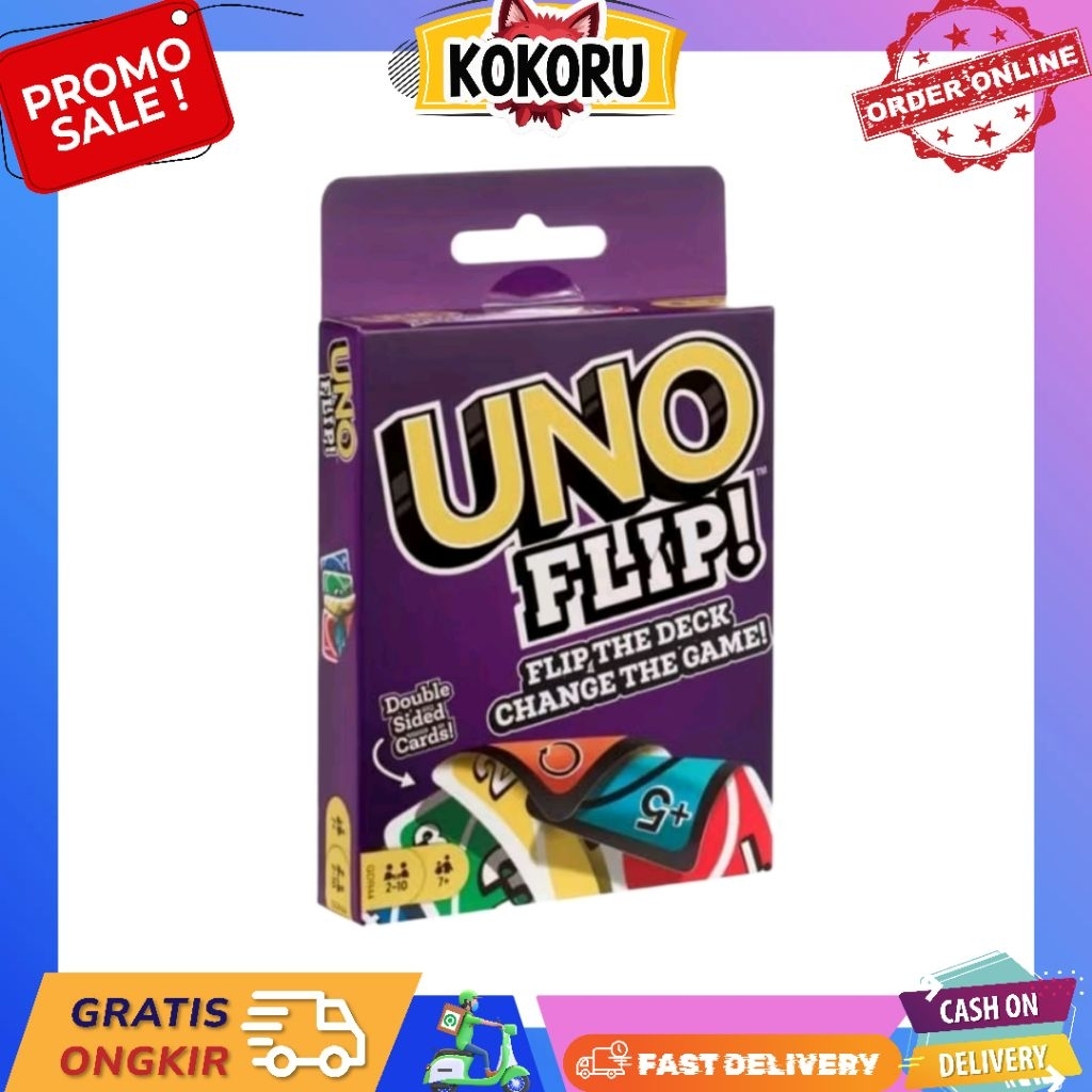 KARTU UNO FLIP NON ORI