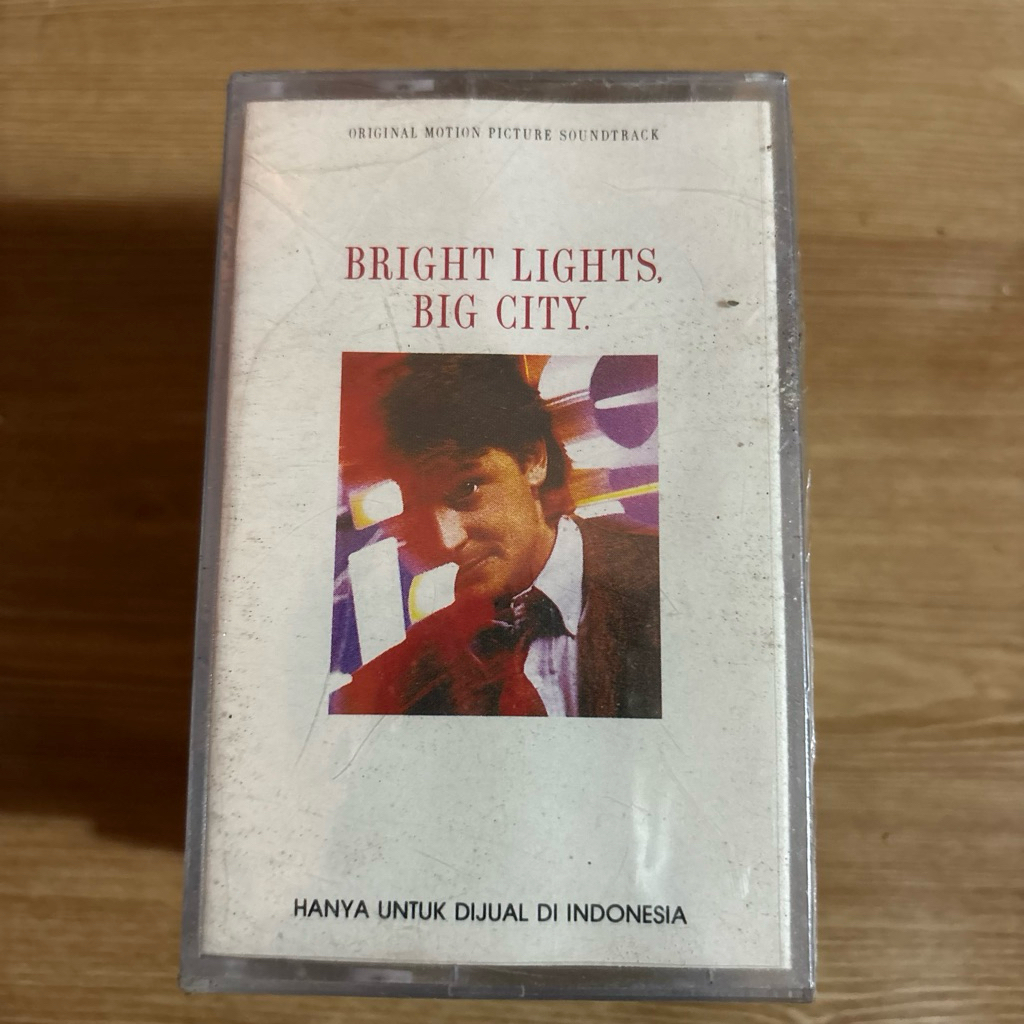 ORIGINAL KASET NEW ORDER OST BRIGHT LIGHTS BIG CITY ORIGINAL FILM SOUNDTRACK