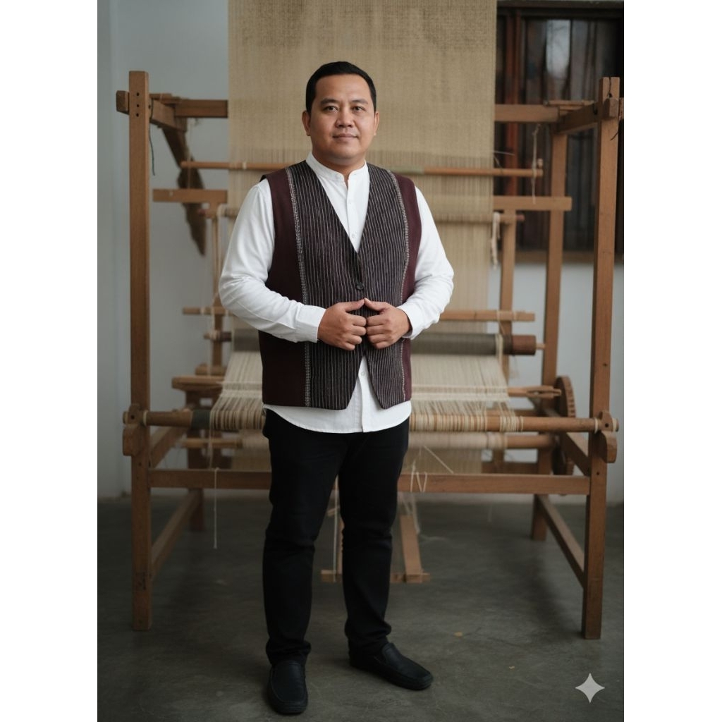 rompi ulos pria dewasa ukuran besar Mke XXL rompi ulos Batak Toba, outer ulos , rompi pria nuansa ul