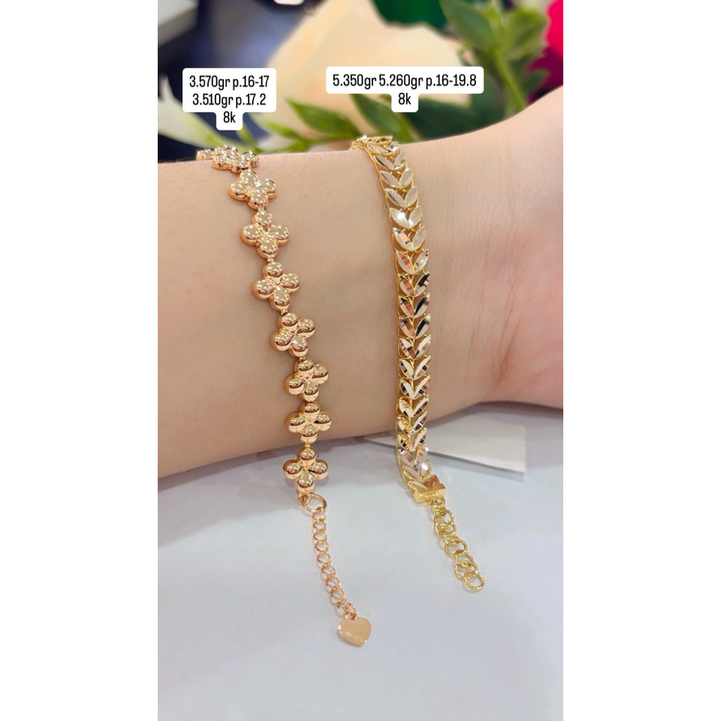 gelang emas kadar 375%