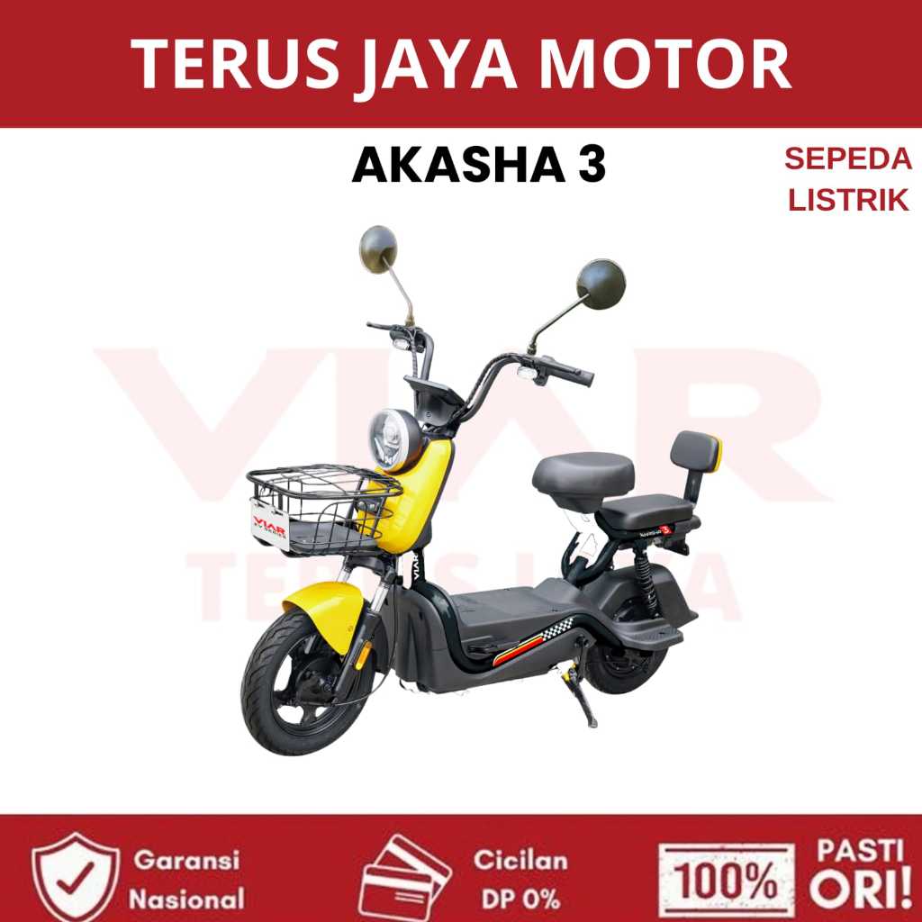 SEPEDA LISTRIK VIAR AKASHA 3-BARU