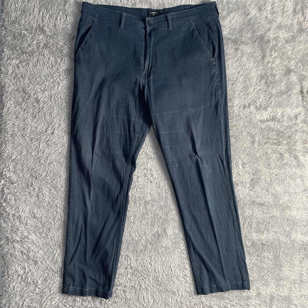 [PRELOVED] LIVEHAF - Tib Chino Pants (Navy)