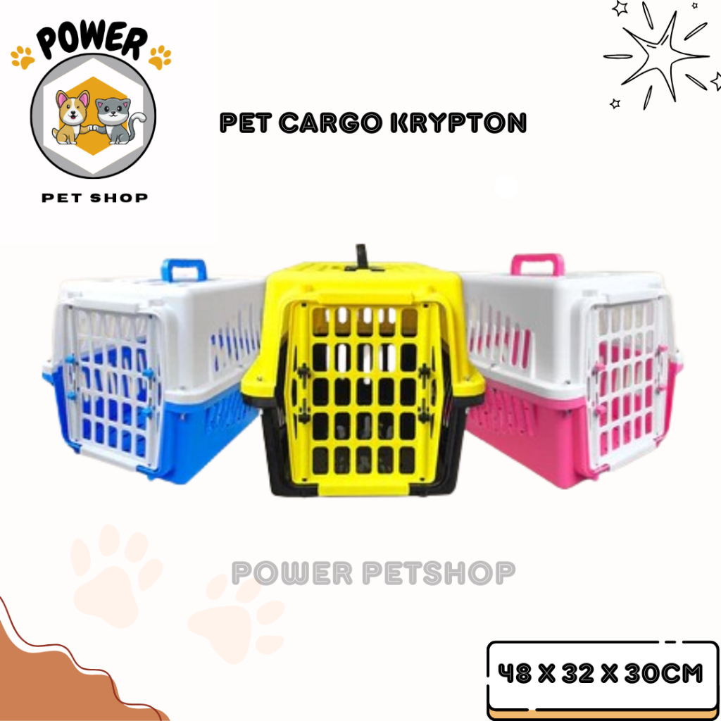Kandang Kucing - Pet Cargo Krypton 48x32x30cm