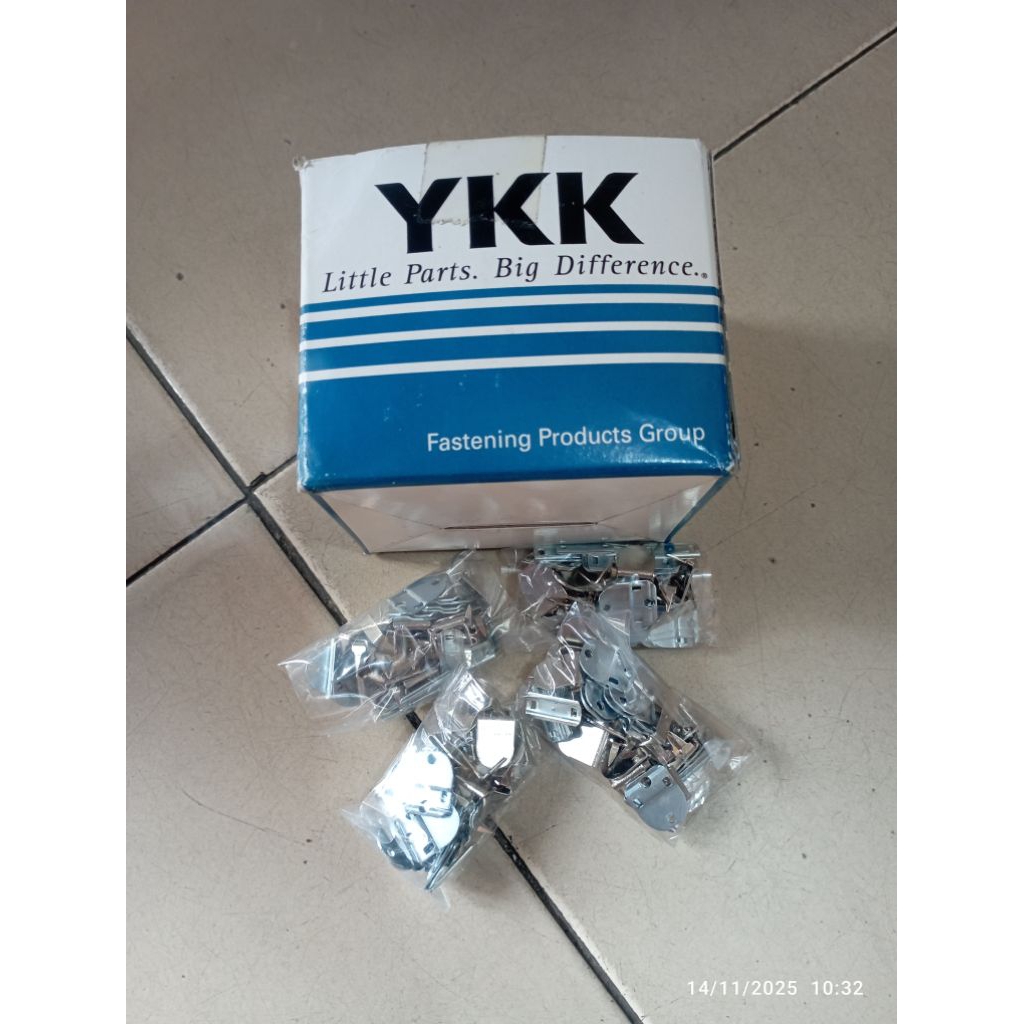 kancing hak tanam ykk asli