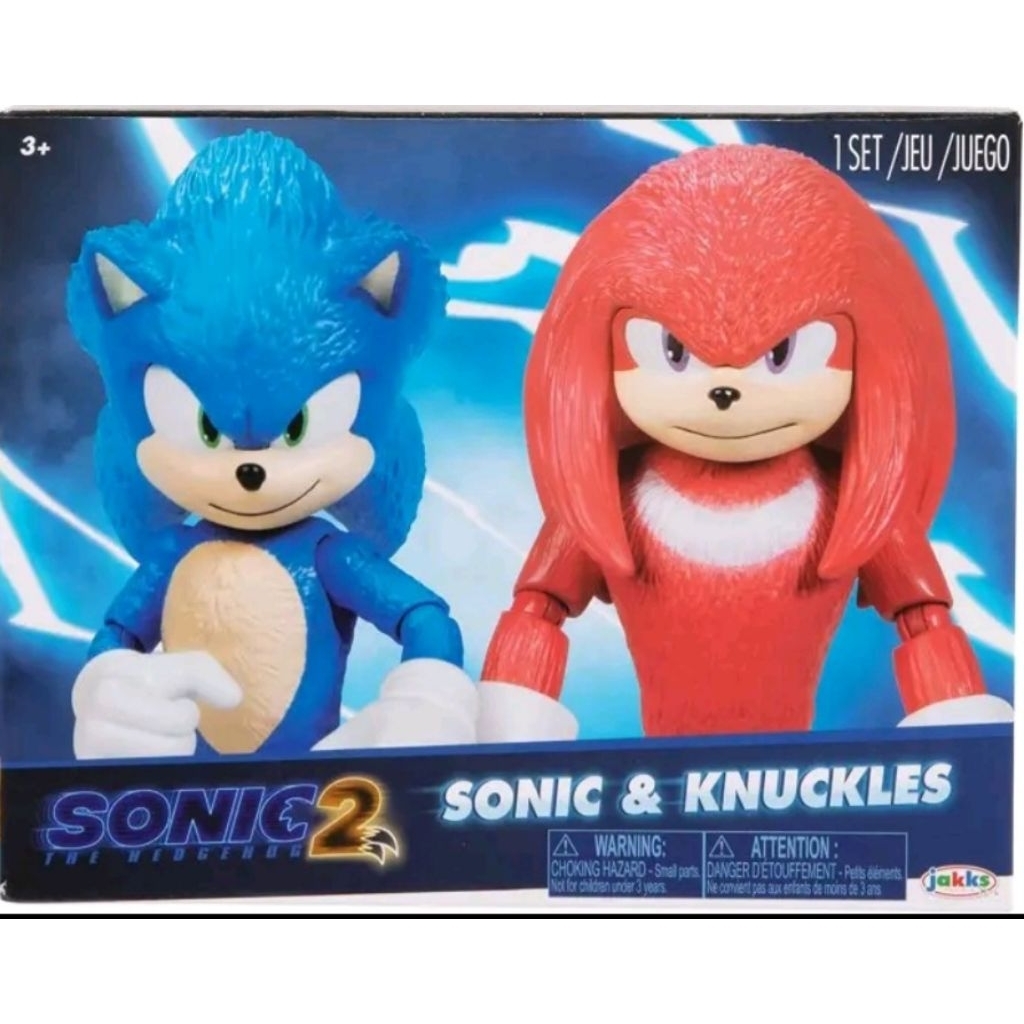 Sonic the Hedgehog 2 The Movie 2 pack 4" Articulated Action Figure