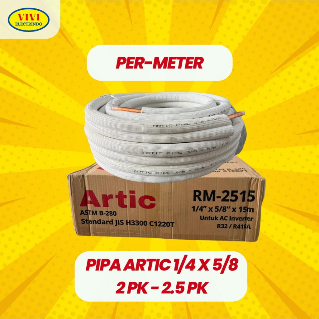 PIPA AC ARTIC 1/4 X 5/8 2515 AC 2 PK 2.5 PK PERMETER