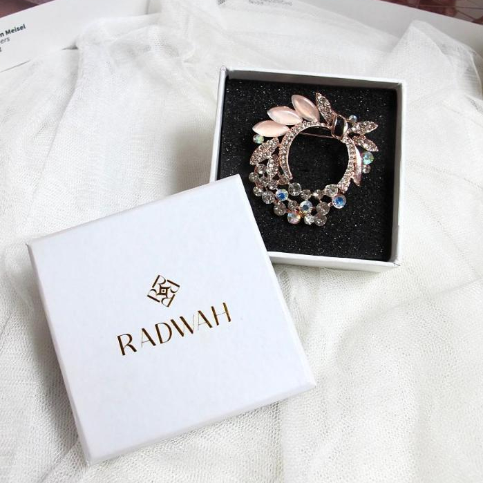 {SALE TANPE BOX} Radwah - Aurellia Brooch - Bross Wanita Muslim - Aksesoris Hijab