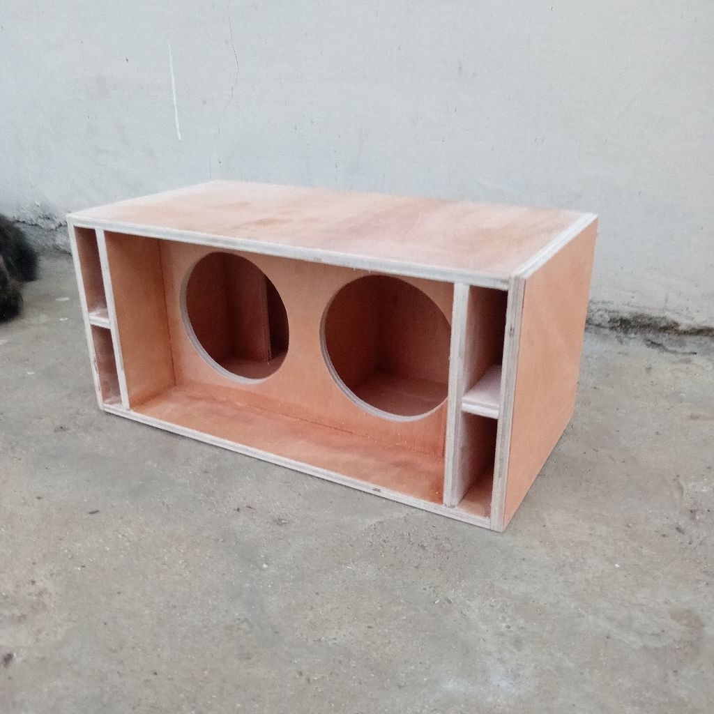 Box spl 5 inch double speaker triplek 8mm murah