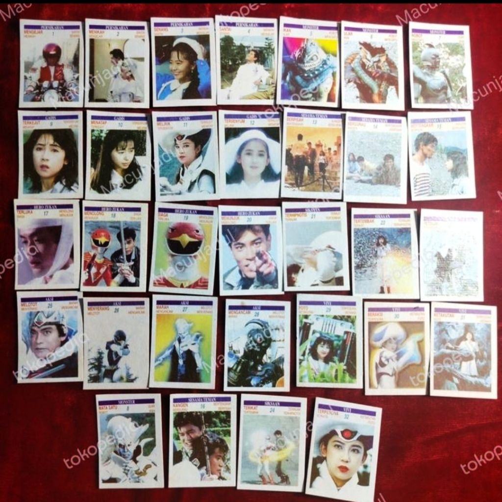 KWARTED KECIL HERO ZUKAN, KWARTED JADUL, GAMBARAN JADUL, UMBUL JADUL, MAINAN JADUL, MAINAN NOSTALGIA