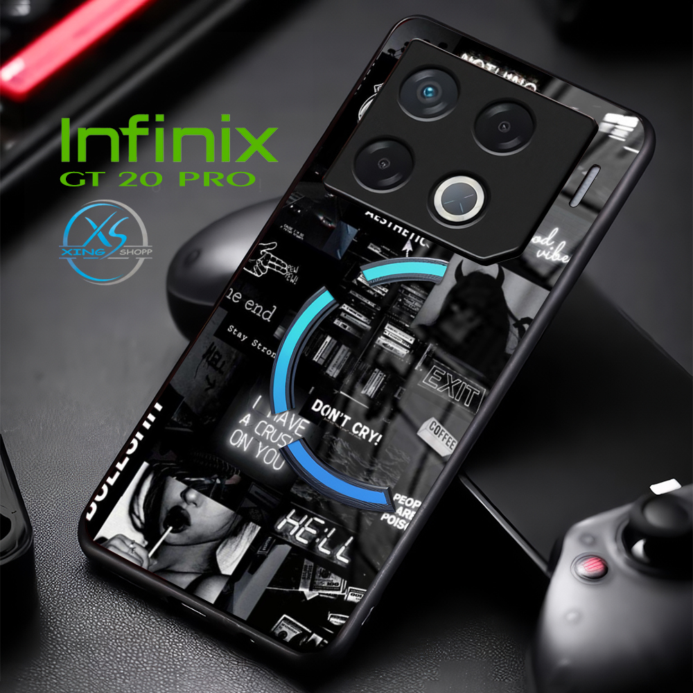 [ips68]  Case Glossy Case | INFINIX GT 20 PRO |  CASE KEKINIAN LUCU |  Casing Hp Kilau Motif ESTETIK